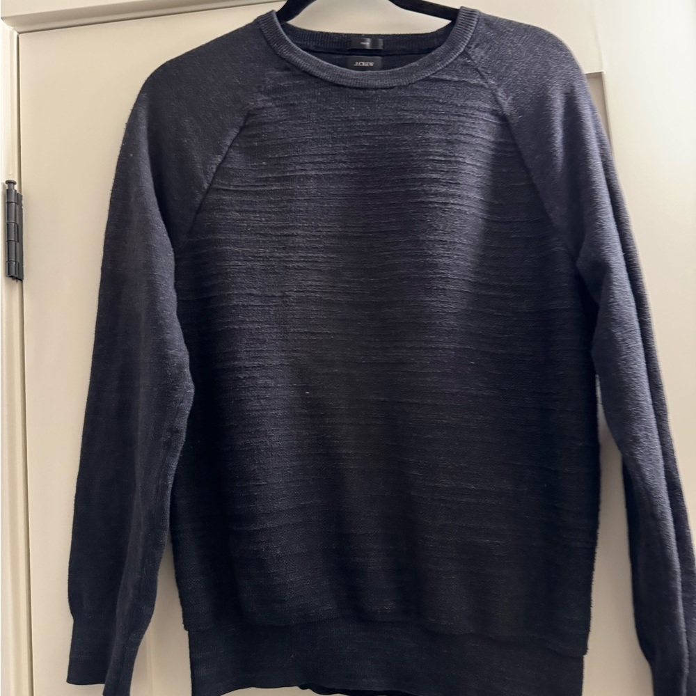 J. Crew Men's Charcoal Crewneck Sweater